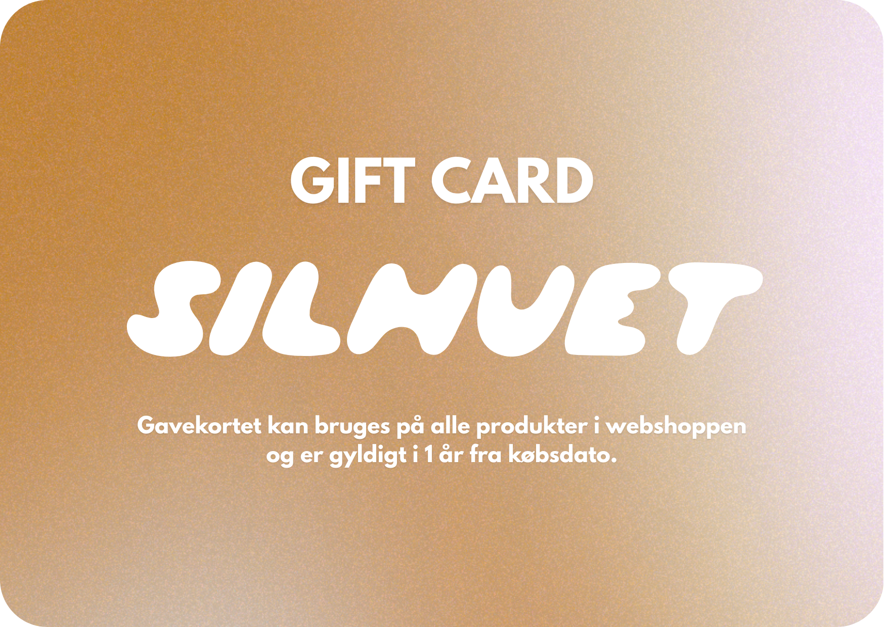 SILHUET GAVEKORT